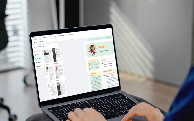 Tạo CV với mẫu CV xin việc đơn giản